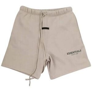 Fear Of God Essentials Men’s Size Medium Sweat Shorts Neutral Cream Beige